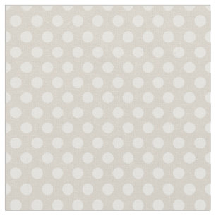 Tela Puntos Linen Beige Polka