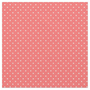 Tela Puntos pequeños de coral
