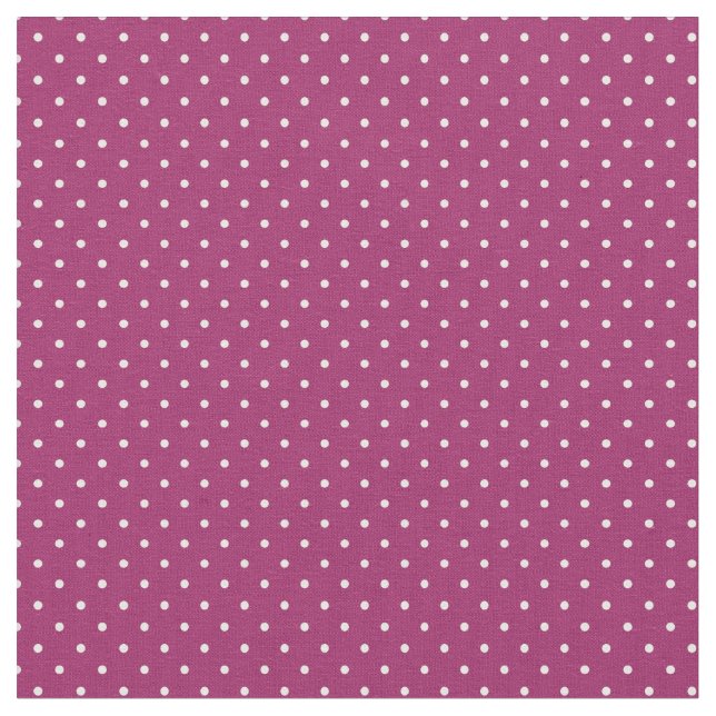 Tela Puntos pequeños morados de Berry (De cerca)