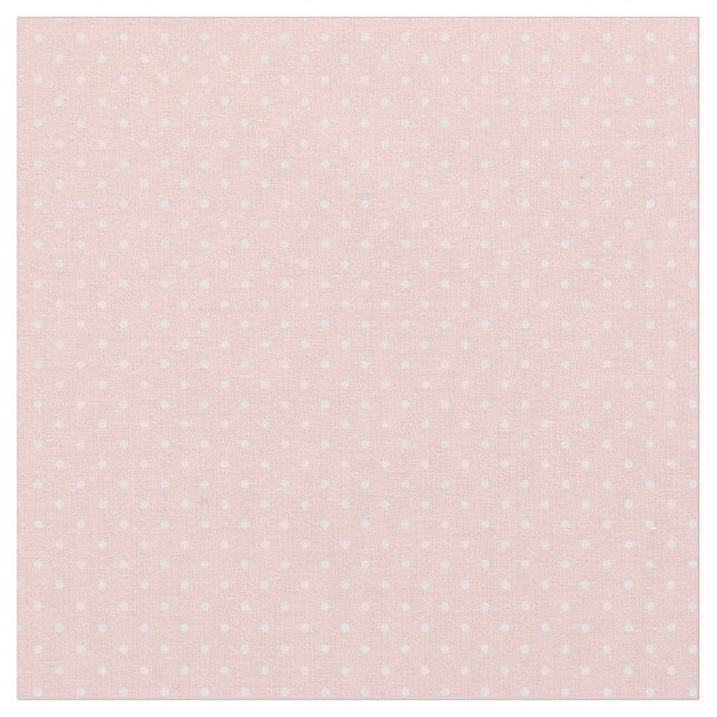 Tela Puntos pequeños rosados claros (De cerca)