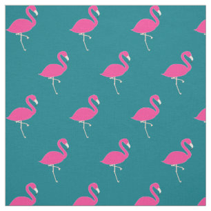 Tela Puntos simples de polka rosa Flamingo
