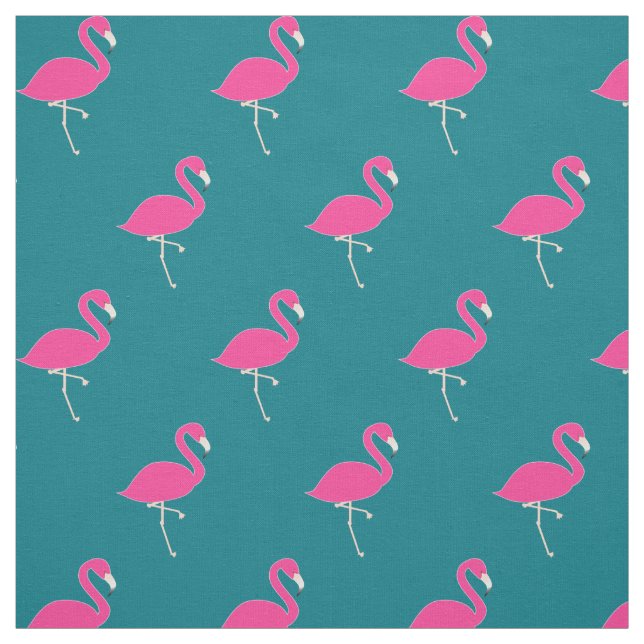 Tela Puntos simples de polka rosa Flamingo (Retal)