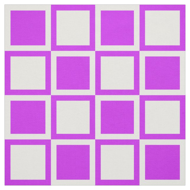 Tela Purple Bold Mod Squares ~ gran escala (Retal)
