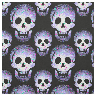 Tela Purple Laughing Skulls Cheeky Witch® Pagan Wiccan