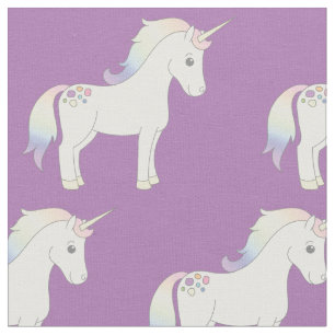 Tela Púrpura arcoiris de Pastel de Unicornio