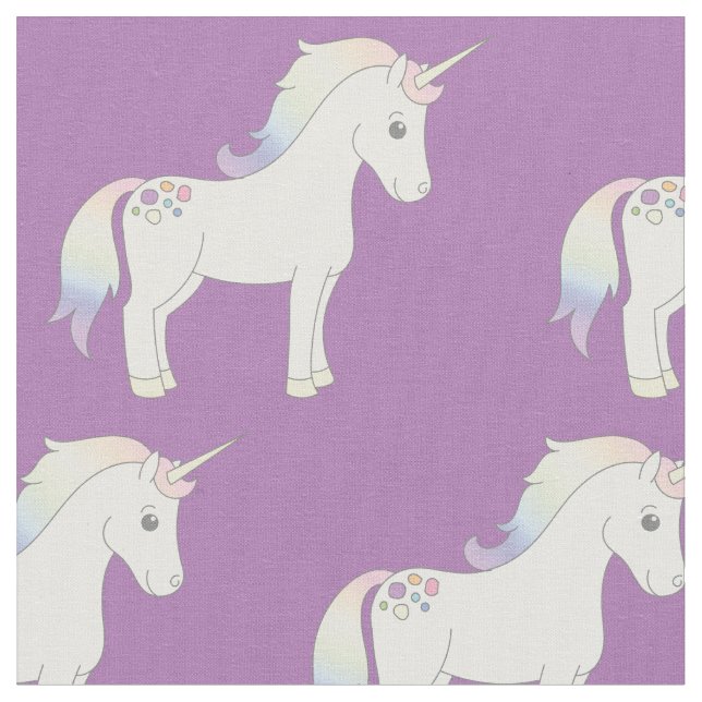 Tela Púrpura arcoiris de Pastel de Unicornio (De cerca)