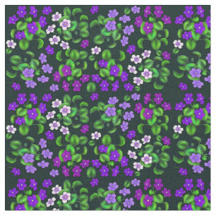 Tela púrpura azul de las violetas de jardín del