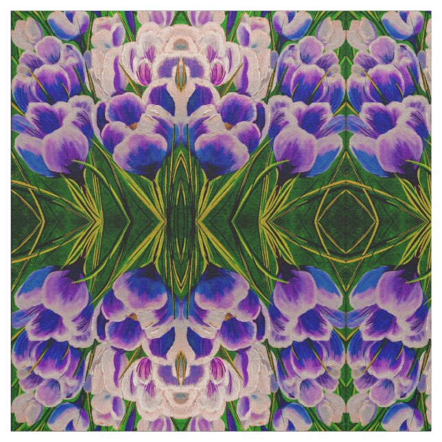 Tela Púrpura Crocus (Retal)
