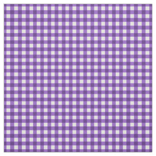 Tela Púrpura de uva comprobada Gingham para las tapas d