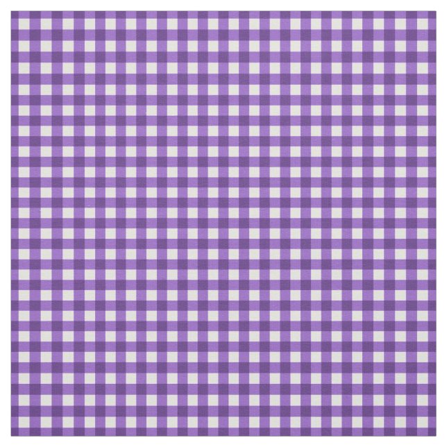 Tela Púrpura de uva comprobada Gingham para las tapas d (Retal)