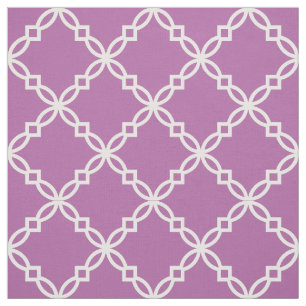 Tela Púrpura Orquídea Blanca Aluminio Marroquí