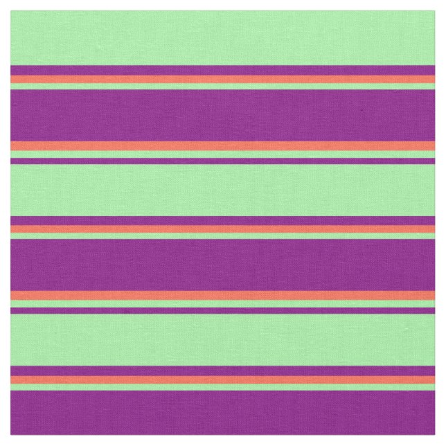 Tela Púrpura, verde y rojo (De cerca)