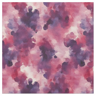 Tela Púrpura y rosa abstracta acuarela