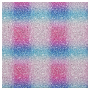 Tela Purpurina azul rosa Ombre Sparkle Shine