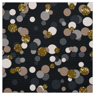 Tela Purpurina Confetti Peach, Maple, Gray and Gold
