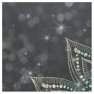 Tela Purpurina de Mandala, holográfica mágica, despie