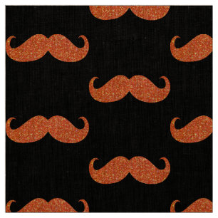 Tela Purpurina naranja Mustache #2
