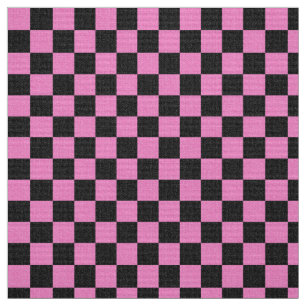 Tela Purpurina negro rosado de patrón controlado, Moda