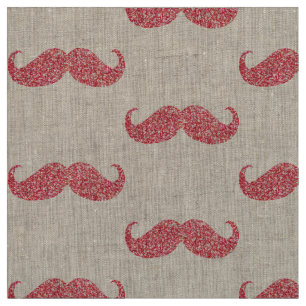 Tela Purpurina Rosa Mustache