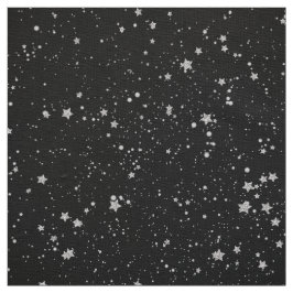 Tela Purpurina Stars2 - Negro de plata