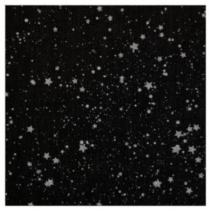 Tela Purpurina Stars2 - Negro de plata