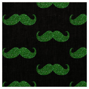 Tela Purpurina Verde Mustache