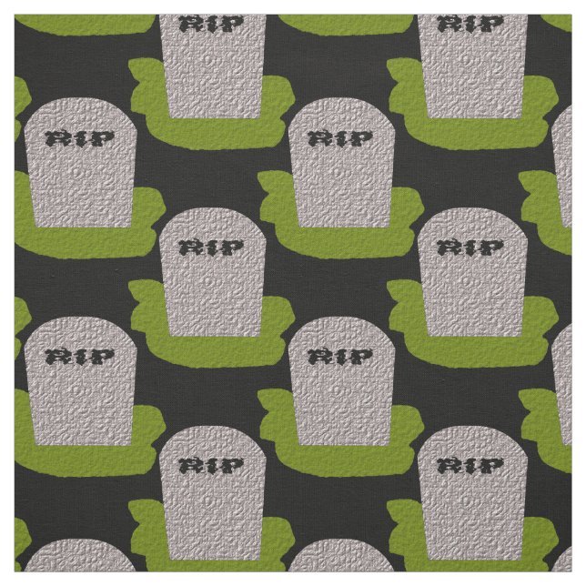 Tela QEPD Tombstone Craft Fabric (Retal)