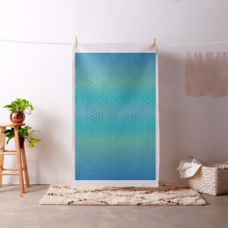 Tela Quatrefoil Ombre Azul