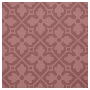Tela Quatrefoils de renacimiento gótico, Borgoña suave
