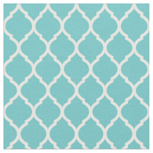 Tela Quatrefol marroquí turquesa