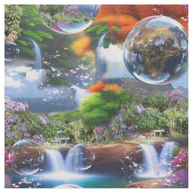 Tela Qué mundo maravilloso en el que vivo (De cerca)