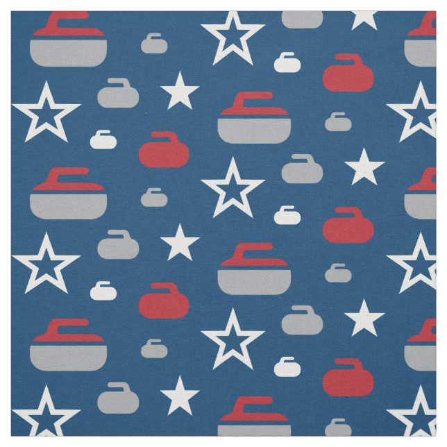 Tela que se encrespa del rojo, blanca y azul de (Retal)