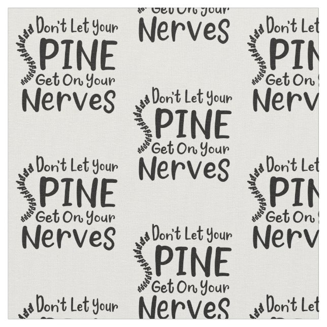 Tela Quiropráctico No dejes que la columna vertebral se (De cerca)