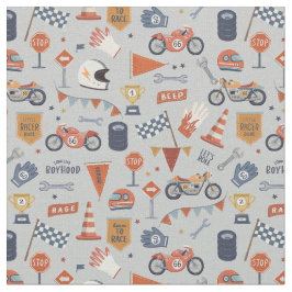 Tela Racing cars motorbikes boyhood nursery kids boys