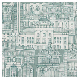 Tela Raleigh NC toile jade Fabric
