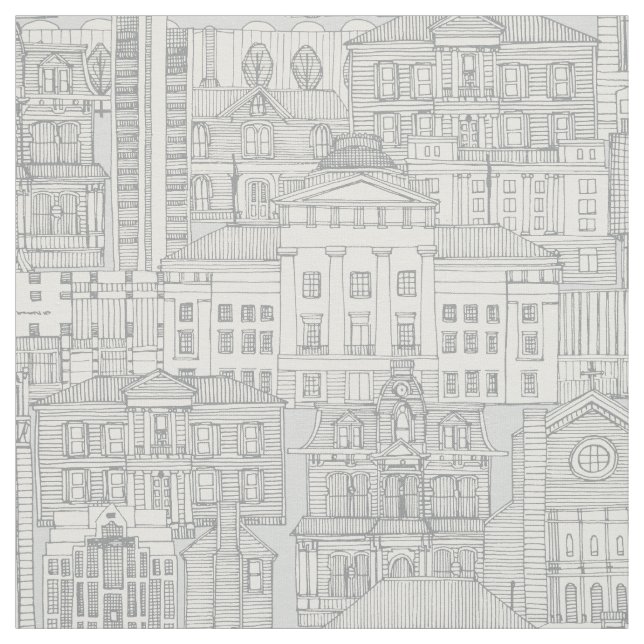Tela Raleigh NC toile tejido de plata (Retal)
