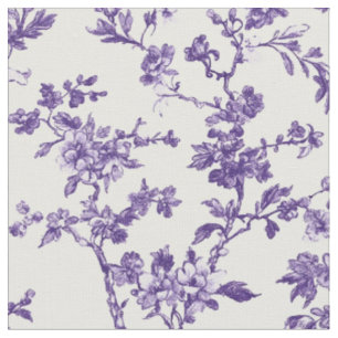 Tela Rama de toile floral violeta