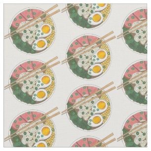 Tela Ramen Noodles Bowl Restaurante japonés de comida g