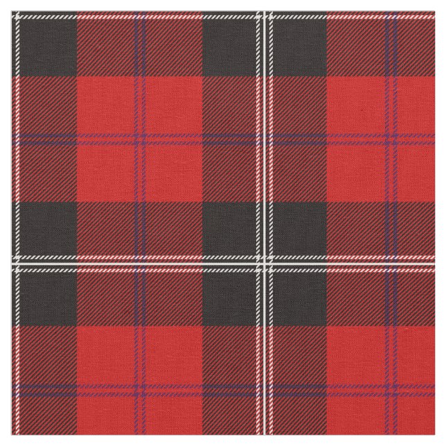 Tela Ramsay Tartan Print (De cerca)