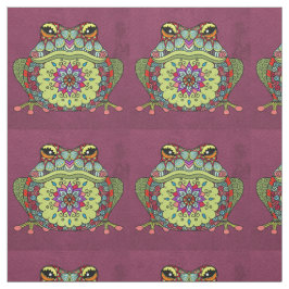 Tela Rana Jewelled en púrpura