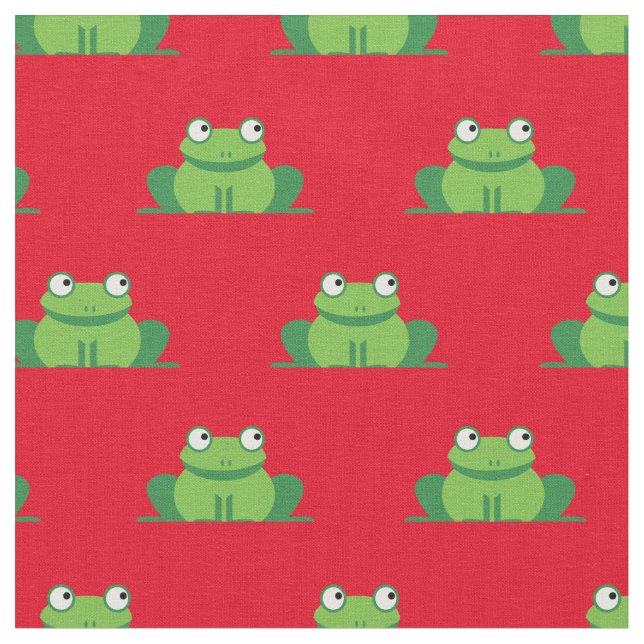 Tela Ranas Lindas Nursery Infantil (De cerca)