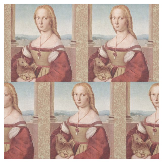 Tela Raphael Lady y Unicorn Classic (Retal)