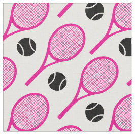 Tela raquetas de tenis rosadas de personalizable (ver d