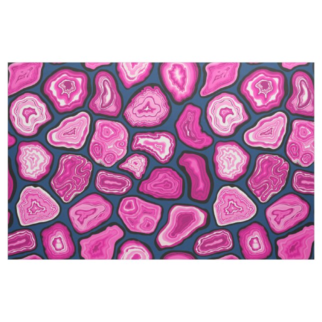 Tela Rasgos de agudos rosados ("Cuarto gordo" (fat quarter))
