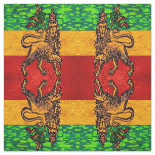 Tela Rasta León de la Bandera de Judá