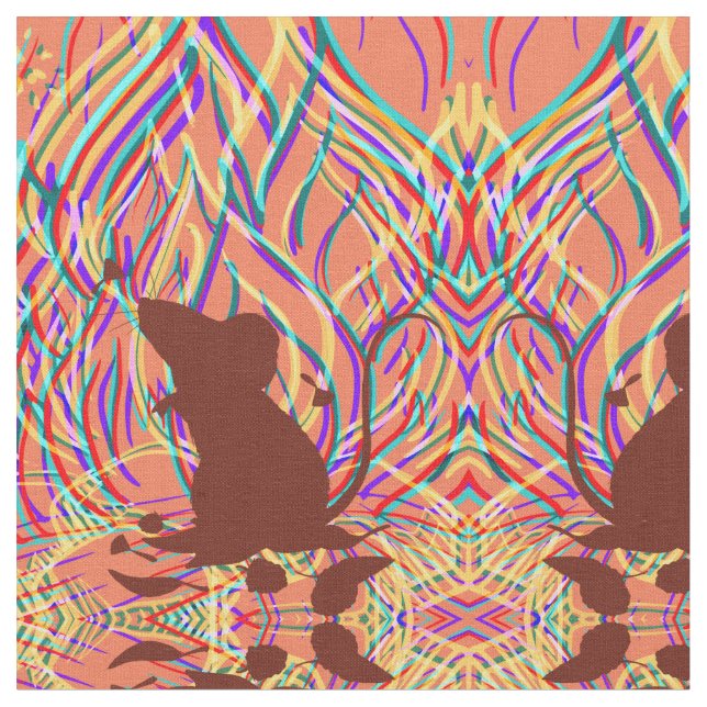 TELA ¡RATA DEL FUEGO! (De cerca)