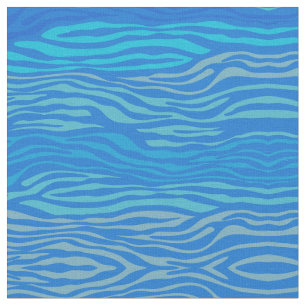 Tela Raya azul de la cebra