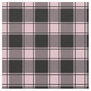 Tela Raya de búfalo rosa pálido y negro