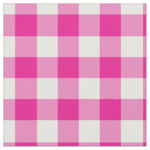 Raya de cuadros rosa brillante y blanco