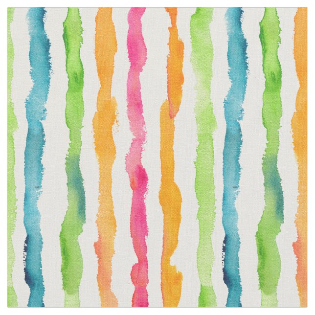 Tela Rayas abstractas de la acuarela (De cerca)